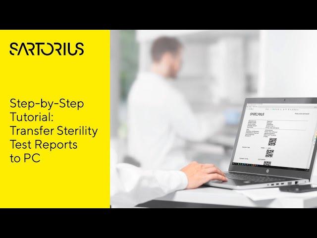 How to Transfer Reports from Your Sterility Testing Pump to a Dedicated PC