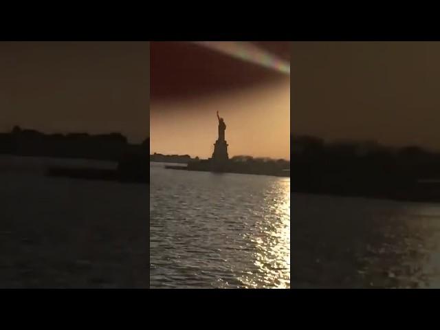 staton island ferry and statue of liberty.