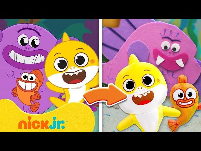 Baby Shark Toy Needs Help on their Kelp Woods Adventure! | Baby Shark's Big Show