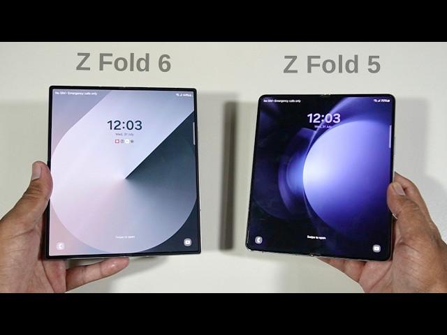 Samsung Galaxy Z Fold 6 vs Z Fold 5 Speed Test and Camera Comparison