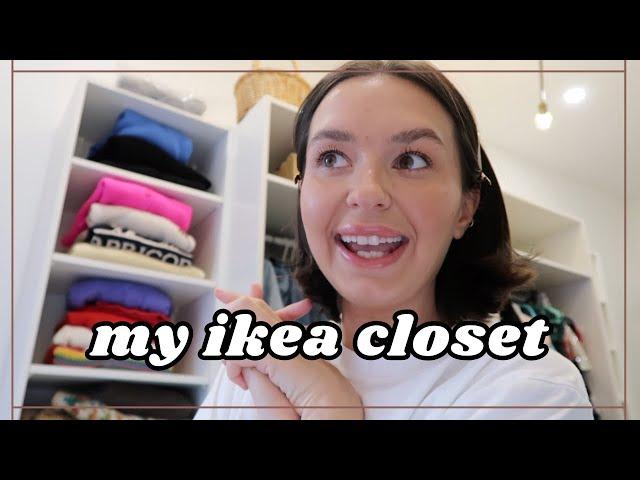 Organizing My New Ikea Closet 