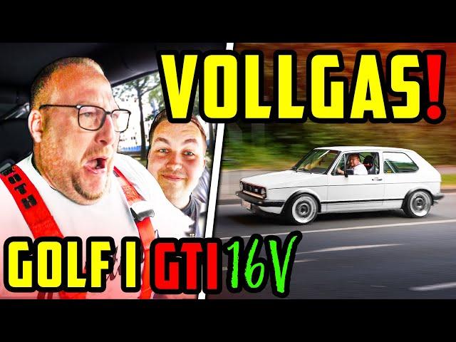 MARCO DREHT DURCH! - Golf 1 GTI 16V Weber - Probefahrt & Abstimmung auf dem Prüfstand!