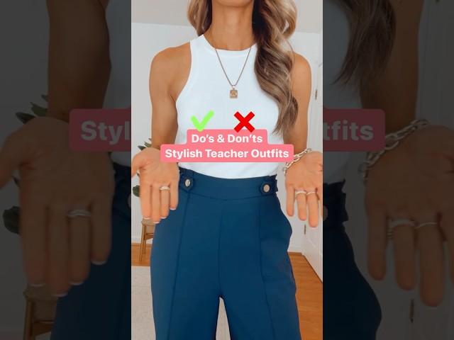 Stylish Teacher Outfits | Stylish Teacher Video | Teacher Outfit Ideas | Teacher Outfit Haul #teach