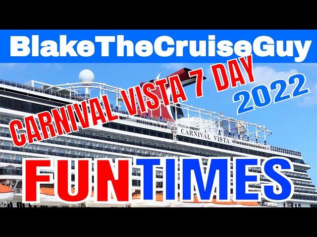 Carnival Vista 7 Night Cruise Fun Times Daily Activity Schedule