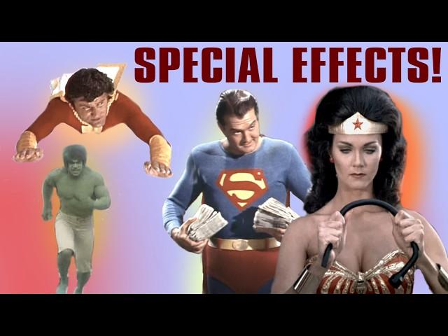 Early TV and Movie Superhero Special Effects