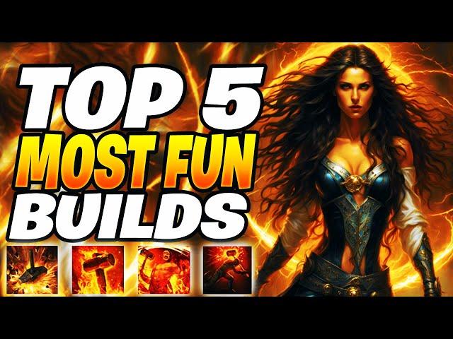 TOP 5 MOST FUN BUILDS In 2025! Path of Exile 2 Builds 2025 (POE 2 BUILDS)