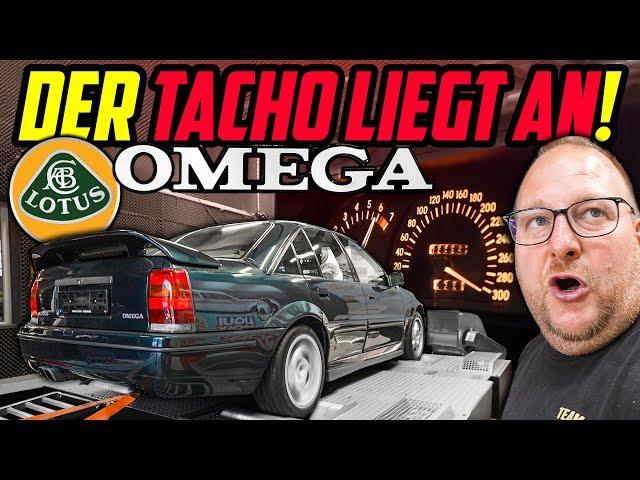 Mit 300 KM/H über den PRÜFSTAND! - Opel Lotus Omega - VOLLE LEISTUNG nach 165.000 KM?