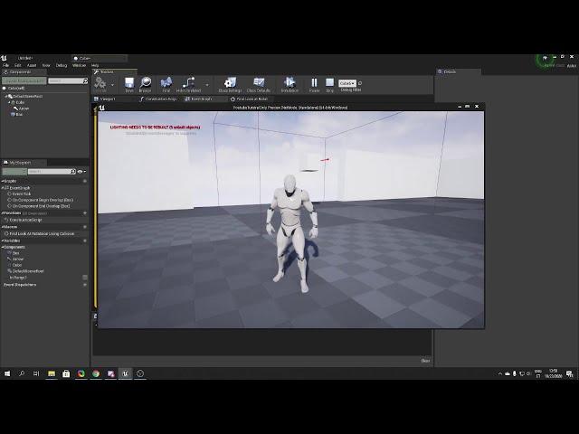 UE4 Tutoiral - Look at rotation (With Collision Box)