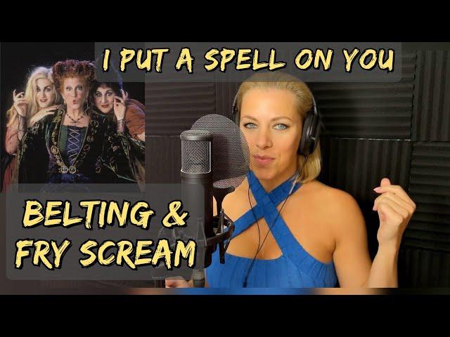 LEARN to SING at PHOENIX VOCAL STUDIO / I Put a Spell on You / Belting / Fry scream / Halloween