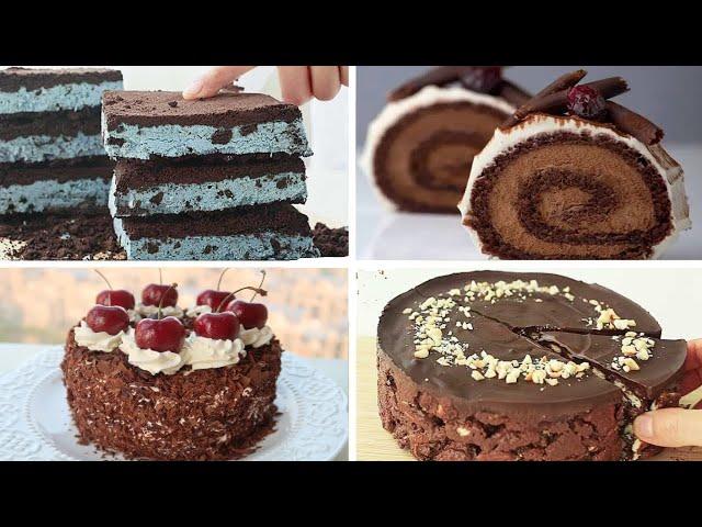 Satisfying Relaxing Video|Black Forest Cake Recipe| Easy Cake|Asmr|Tiktok