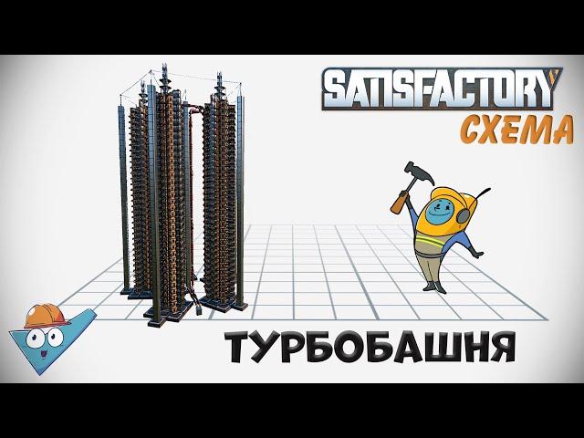 Satisfactory: Электростанция на турботопливе.