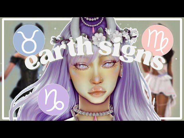 Every Sim is a Different Zodiac...Earth Signs / Full CC List + Sim Download