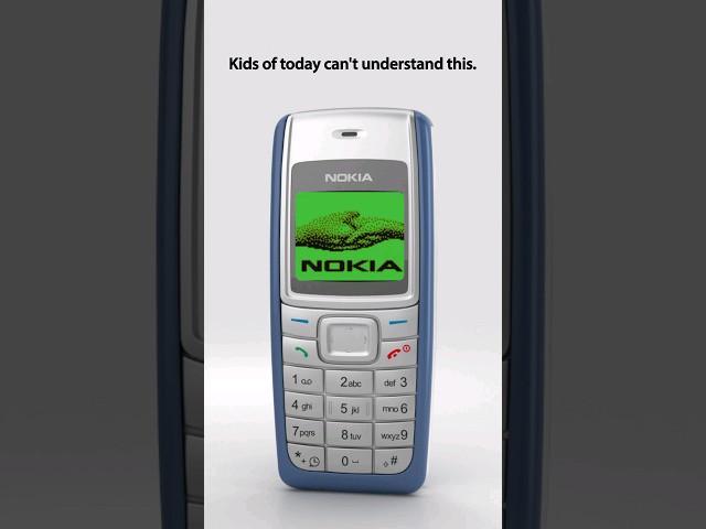 Nokia 1110 Battery life. kids of today can't understand this. #nokia