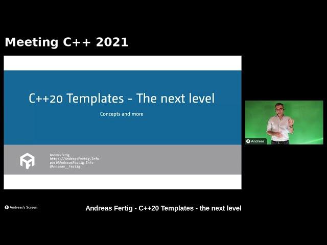 Andreas Fertig - C++20 Templates - the next level - Meeting C++ 2021