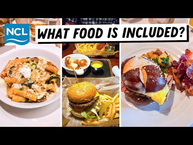 Norwegian Epic Included Dining Options | Norwegian Food Overview