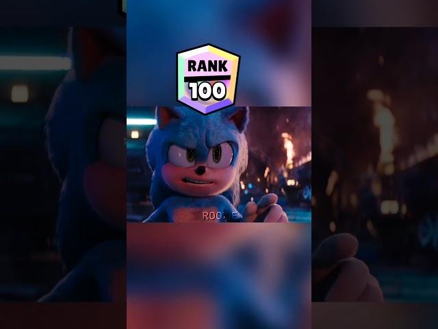 Brawl Stars Sonic Rank UP #shorts #brawlstars