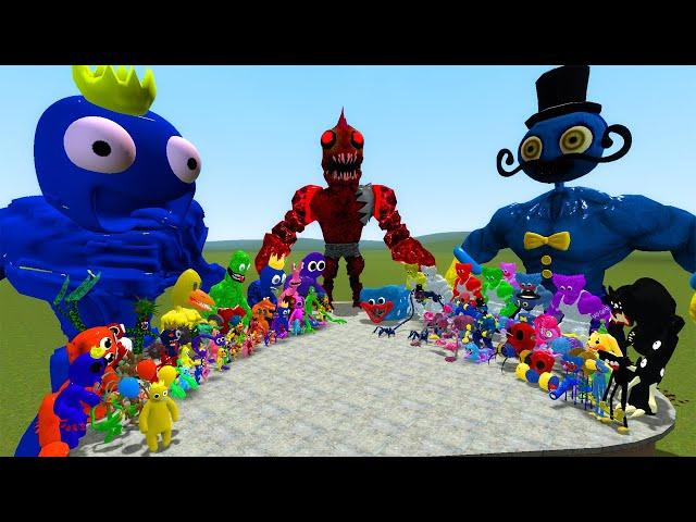 ROBLOX RAINBOW FRIENDS vs ALL POPPY PLAYTIME In Garry's Mod