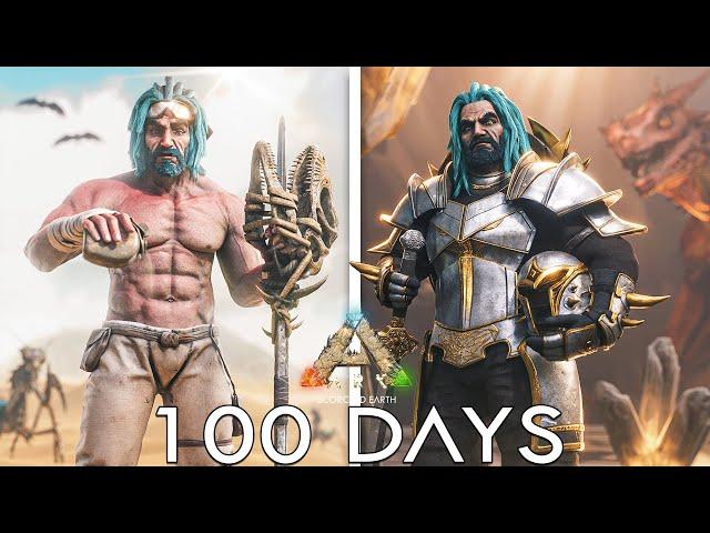 Surviving 100 Days in Hardcore ARK Survival Evolved [Scorched Earth Edition]