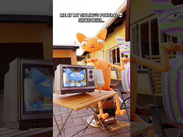 POV: Me At My Sibling's Funeral (Animation Meme) #funny #cat #animation #meme