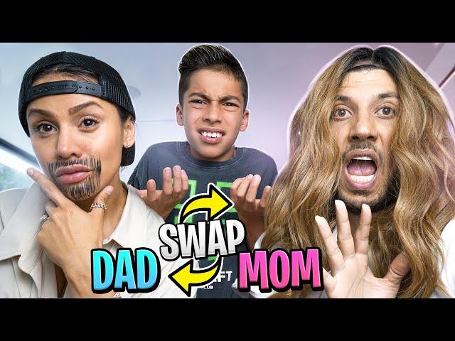 Mom and Dad SWAP LIVE'S For 24 Hours! (BAD IDEA) | The Royalty Family