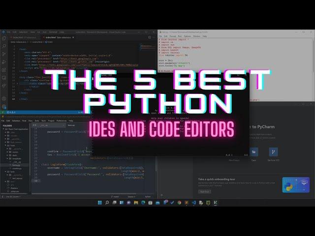 The 5 best python IDEs and editors (MUST WATCH FOR PROGRAMMERS!)