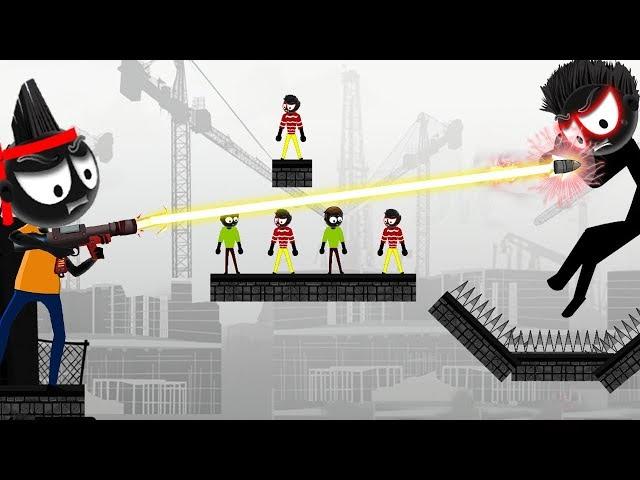 Stickman Destruction Turbo Warrior Walkthrough Part 2 - Android Gameplay HD