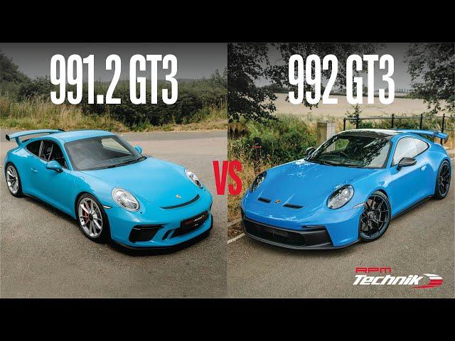 Porsche 991.2 GT3 vs 992 GT3 - Comparison