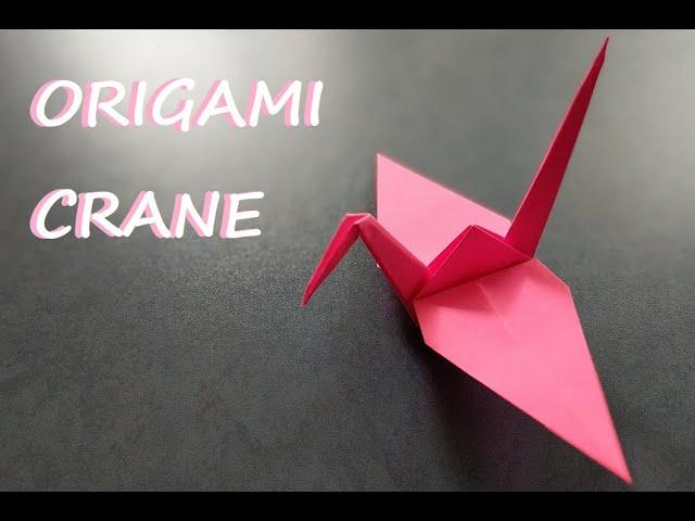 Журавлик оригами | Origami paper crane