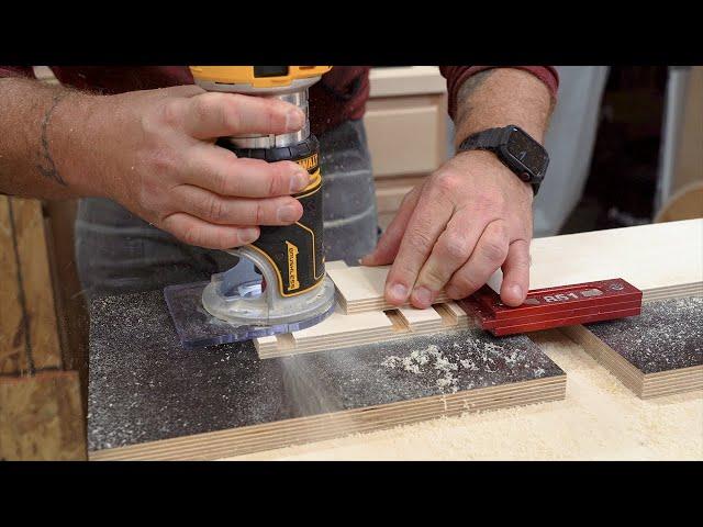 This CLEVER ROUTER TRICK Might Be THE END of Jigs In My Shop / How to Route a Dado / Woodworking