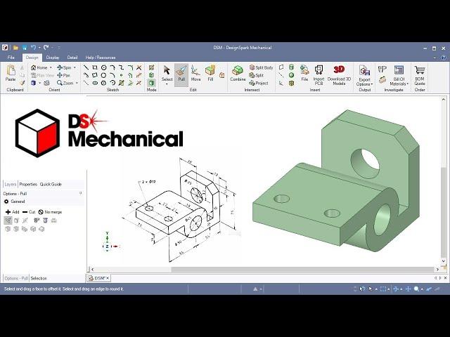 DesignSpark Mechanical #13 Direct Modeling