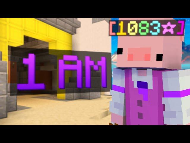 clean 1 AM hypixel bedwars games