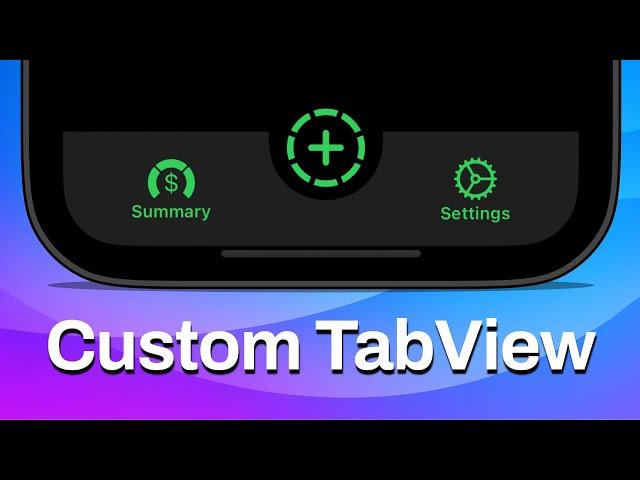 How to Create a Custom Tab Bar in SwiftUI – Step by Step for Beginners (2025)