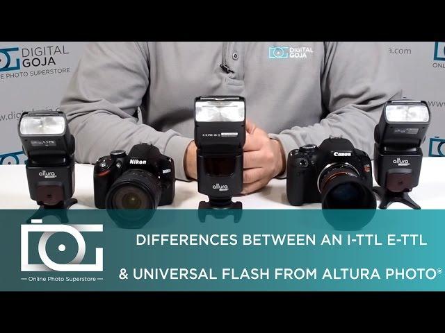 Difference Between E-TTL / I-TTL & Universal Shooting Mode Explained | Altura Photo® Speedlites