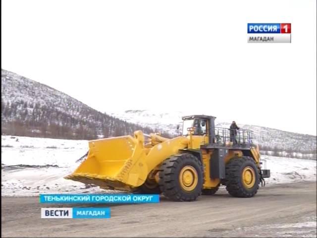 WA900: самый большой погрузчик KOMATSU в России.