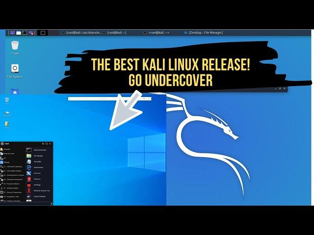 NEW Kali Linux 2019.4 is GREAT! Undercover Mode! New Features | Powershell | NEW Theme!