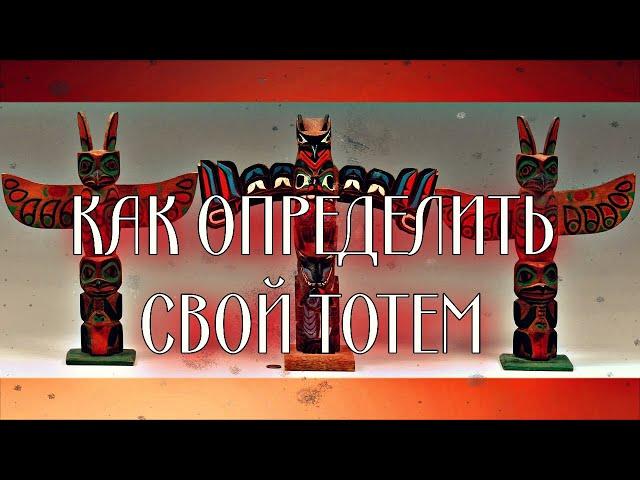 КАК ОПРЕДЕЛИТЬ СВОЙ ТОТЕМ | ТОТЕМНОЕ ЖИВОТНОЕ