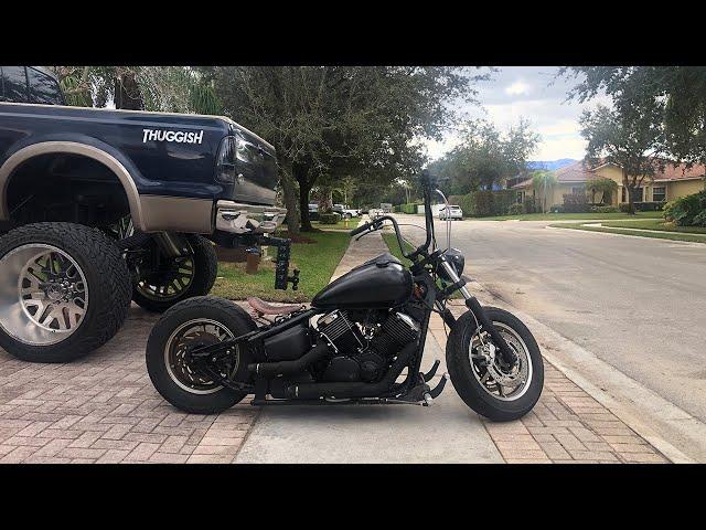 V Star 1100 Bobber PT1 - Walkaround