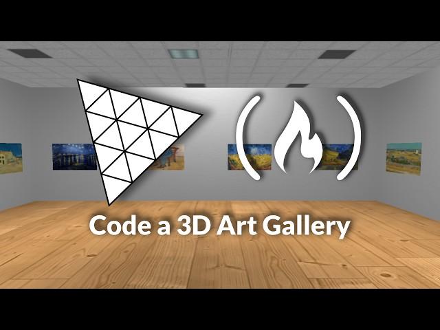 Code a Virtual 3D Art Gallery – Three.js JavaScript Tutorial / Code-a-Long