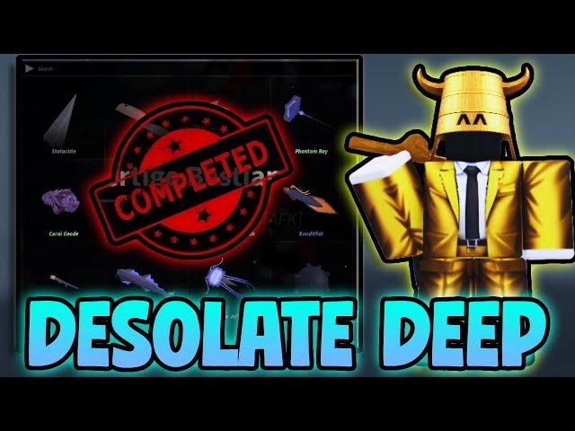 FASTEST Way To COMPLETE Desolate Deep Fisch Bestiary! Fisch Desolate Deep Bestiary EASY! (Fish)