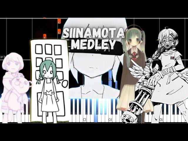 Siinamota Medley PIANO TUTORIAL SHEET + MIDI IN THE DESCRIPTION