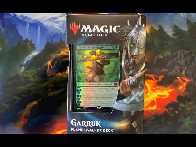 Garruk, Savage Herald Core 2021 (M21) Planeswalker Deck Opening