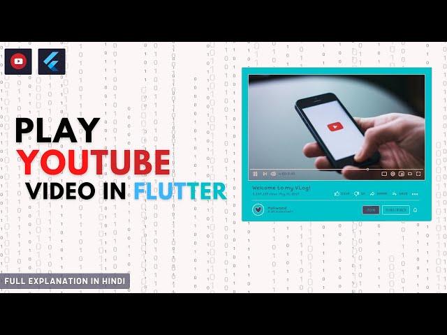 Flutter Tutorial - How To Play YouTube Video In Flutter Application