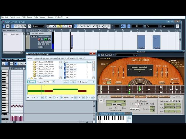 Создание музыки: VSTi "Живая" Гитара Real Guitar. Урок 8