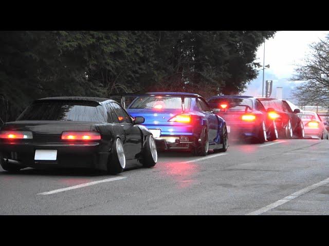 SR HERITAGE JAPAN 2022 | Custom Cars Leaving - Part 2 | SILVIA S13 S14 S15 180SX 240SX S-CHASSIS