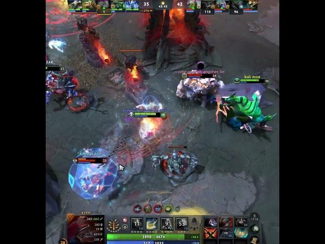 Sven Rampage Catch and Destroy #dota2 #dotapit #dotawtf #dota2rampage  #dota2highlights #gaming