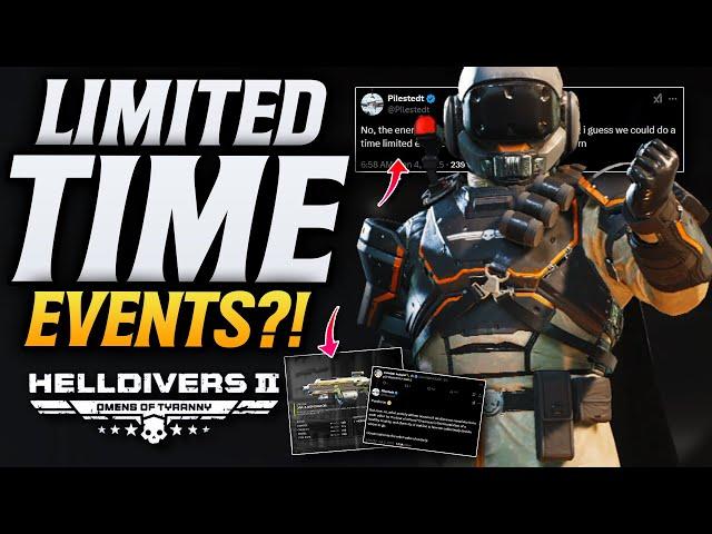 Helldivers 2 This Is Happening?! Limited Time Events?!