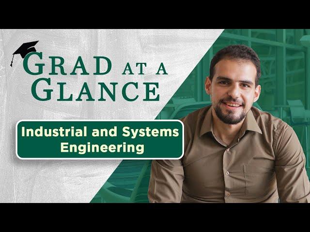 Binghamton Grad at a Glance: Industrial and Systems Engineering