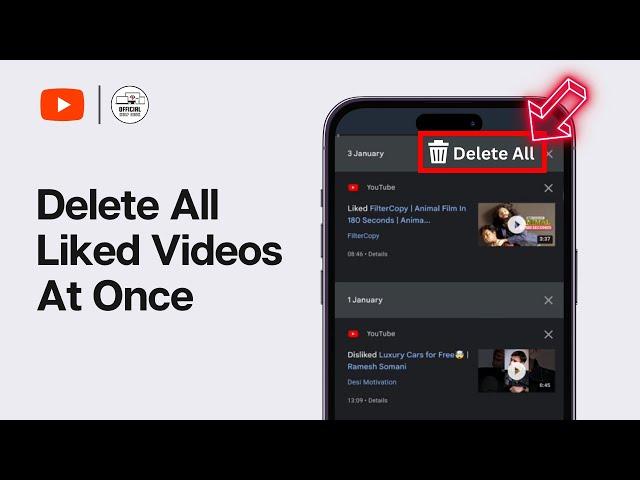 How to DELETE all LIKED VIDEOS on YouTube At Once (2024)