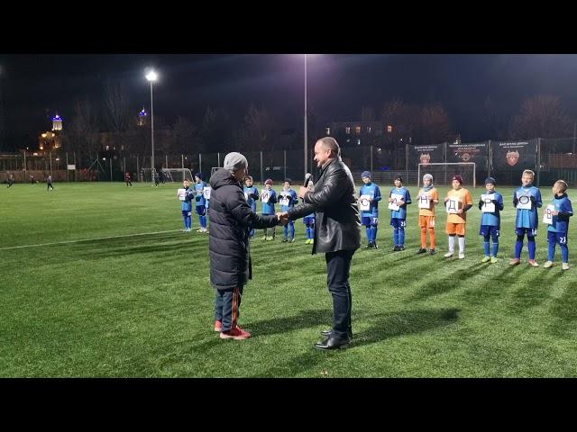 Congratulation to football coach Evgeniy Aleksandrovich Protsenko from his pupils.