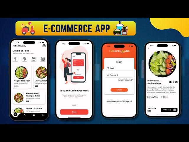  Sizzling Ecommerce App with Admin Panel | Flutter x Firebase Tutorial | Food Delivery App